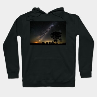 Moonrise and Milky Way Hoodie